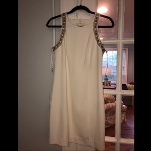 Lilly Pulitzer White Chrissy Shift Dress. Size 4